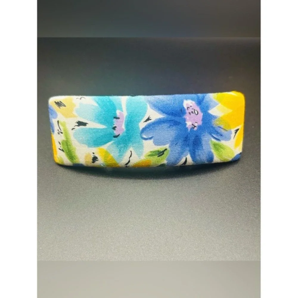 Vintage 90s Floral Cloth Hair 4